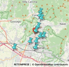 Mappa Via Ragazzi del, 25127 Brescia BS, Italia (2.6125)