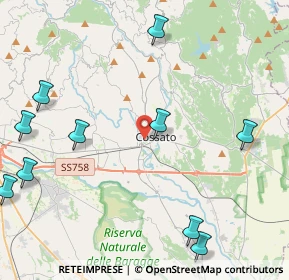 Mappa Viale Rimembranza, 13836 Cossato BI, Italia (5.78727)