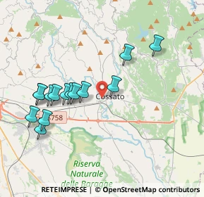 Mappa Viale Rimembranza, 13836 Cossato BI, Italia (3.81357)