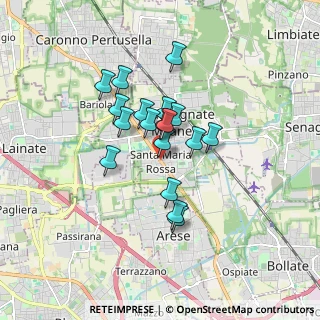Mappa Via Pasubio, 20024 Garbagnate Milanese MI, Italia (1.25944)