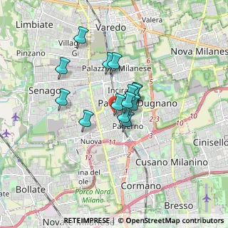Mappa Via Alfonso F. Lamarmora, 20037 Paderno Dugnano MI, Italia (1.14857)