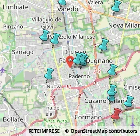 Mappa Via Alfonso F. Lamarmora, 20037 Paderno Dugnano MI, Italia (2.22286)