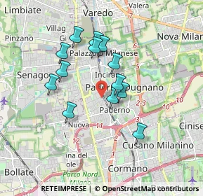 Mappa Via Alfonso F. Lamarmora, 20037 Paderno Dugnano MI, Italia (1.48846)