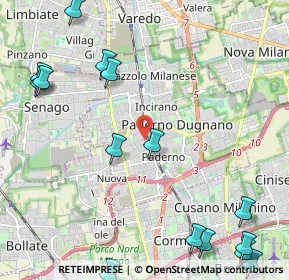 Mappa Via Alfonso F. Lamarmora, 20037 Paderno Dugnano MI, Italia (3.062)