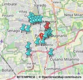 Mappa Via Alfonso F. Lamarmora, 20037 Paderno Dugnano MI, Italia (1.34722)