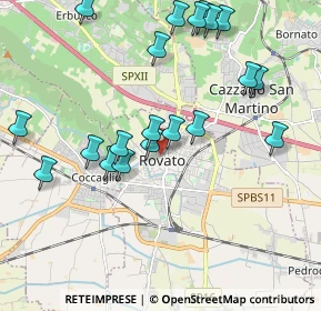 Mappa Via Palazzo, 25038 Rovato BS, Italia (2.114)