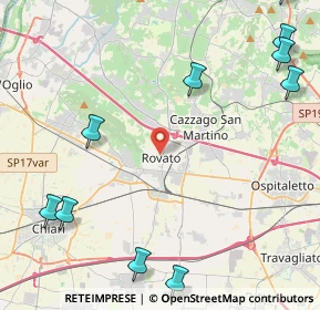 Mappa Via Palazzo, 25038 Rovato BS, Italia (6.55364)