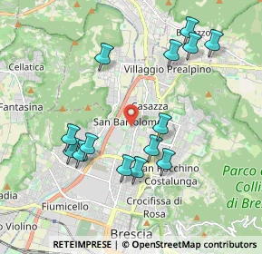 Mappa Via Amerigo Vespucci, 25128 Brescia BS, Italia (1.97429)