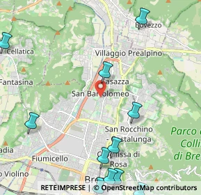 Mappa Via Amerigo Vespucci, 25128 Brescia BS, Italia (2.99545)
