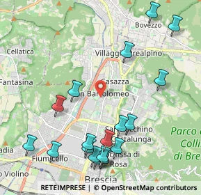 Mappa Via Amerigo Vespucci, 25128 Brescia BS, Italia (2.48053)