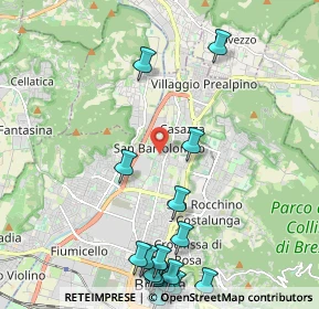 Mappa Via Amerigo Vespucci, 25128 Brescia BS, Italia (2.82059)