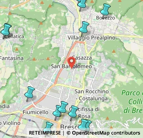 Mappa Via Amerigo Vespucci, 25128 Brescia BS, Italia (3.25308)