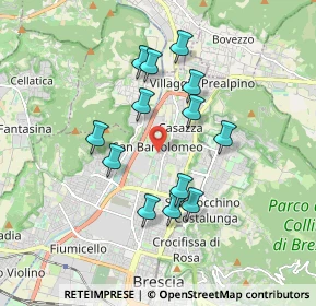 Mappa Via Amerigo Vespucci, 25128 Brescia BS, Italia (1.57308)