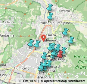 Mappa Via Amerigo Vespucci, 25128 Brescia BS, Italia (1.964)