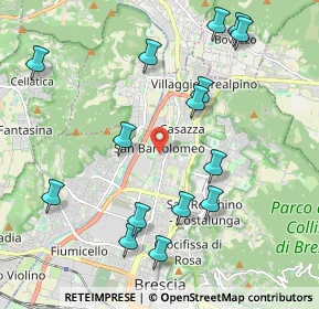 Mappa Via Amerigo Vespucci, 25128 Brescia BS, Italia (2.27733)