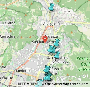 Mappa Via Amerigo Vespucci, 25128 Brescia BS, Italia (2.62083)