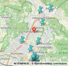 Mappa Via Amerigo Vespucci, 25128 Brescia BS, Italia (2.63)