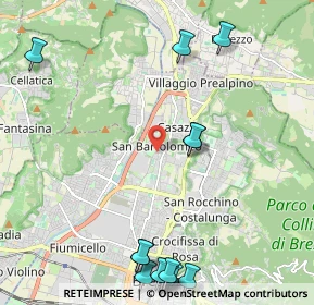 Mappa Via Amerigo Vespucci, 25128 Brescia BS, Italia (2.95733)