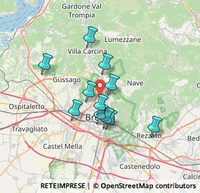 Mappa Via Amerigo Vespucci, 25128 Brescia BS, Italia (5.3)