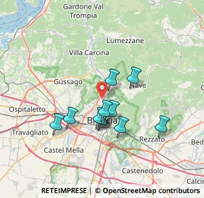 Mappa Via Amerigo Vespucci, 25128 Brescia BS, Italia (5.56273)