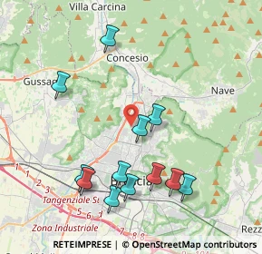 Mappa Via Amerigo Vespucci, 25128 Brescia BS, Italia (4.10583)