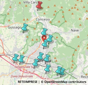 Mappa Via Amerigo Vespucci, 25128 Brescia BS, Italia (4.30846)