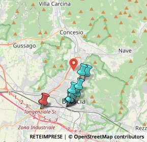 Mappa Via Amerigo Vespucci, 25128 Brescia BS, Italia (3.3875)