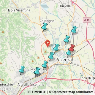 Mappa Strada delle Beregane, 36100 Vicenza VI, Italia (4.2)