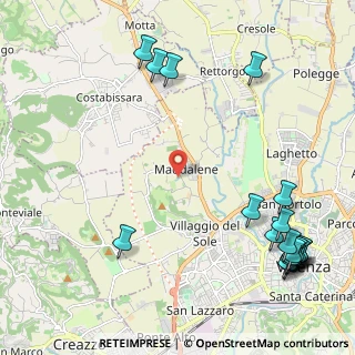 Mappa Strada delle Beregane, 36100 Vicenza VI, Italia (3.0885)