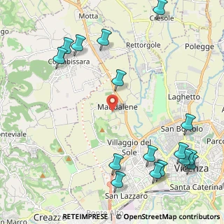 Mappa Strada delle Beregane, 36100 Vicenza VI, Italia (2.89813)