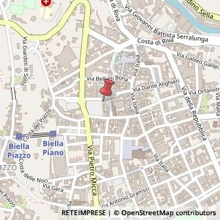 Mappa Piazza Martiri della Libertà,  13, 13900, 13900 Biella, Biella (Piemonte)