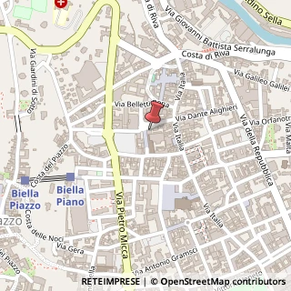 Mappa Piazza I Maggio, 11, 13900 Biella, Biella (Piemonte)