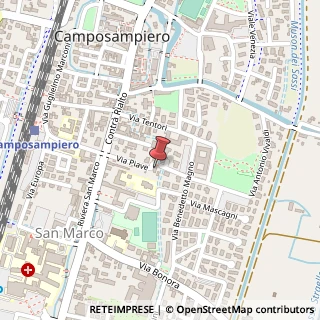 Mappa Via Piave, 11, 35012 Camposampiero, Padova (Veneto)