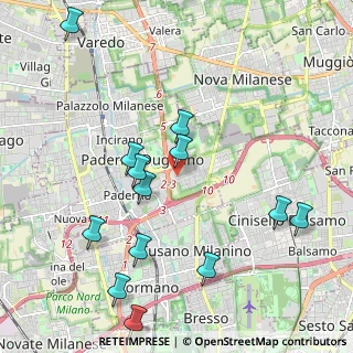 Mappa Via Agostino Gaetano Riboldi, 20037 Paderno Dugnano MI, Italia (2.32615)