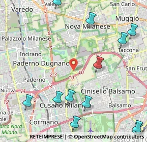 Mappa Via Arcangelo Corelli, 20037 Paderno Dugnano MI, Italia (2.9425)