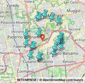 Mappa Via Arcangelo Corelli, 20037 Paderno Dugnano MI, Italia (1.644)