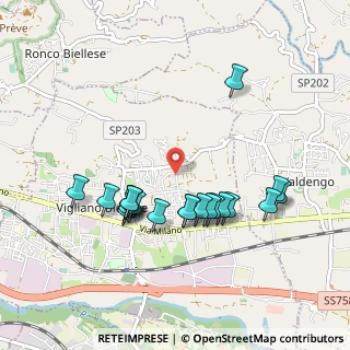 Mappa Via G. Garibaldi, 13856 Vigliano Biellese BI, Italia (0.9155)