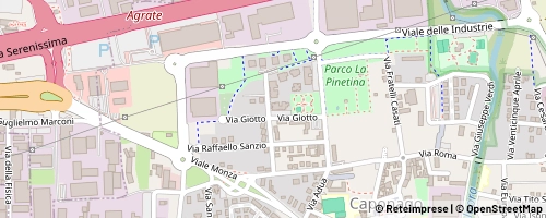 Mappa Caponago