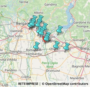 Mappa Via G.Garibaldi, 25037 Pontoglio BS, Italia (9.79267)