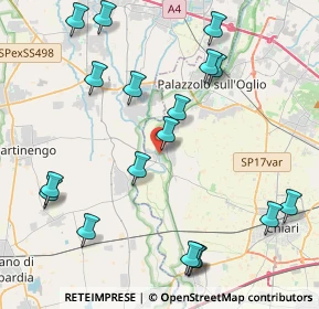 Mappa Via G.Garibaldi, 25037 Pontoglio BS, Italia (4.89611)