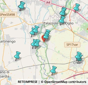 Mappa Via G.Garibaldi, 25037 Pontoglio BS, Italia (4.46313)