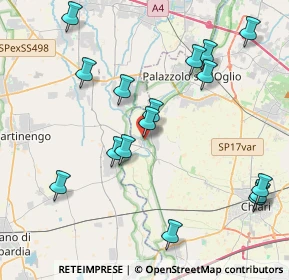 Mappa Via G.Garibaldi, 25037 Pontoglio BS, Italia (4.48063)