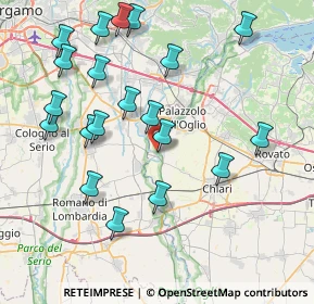 Mappa Via G.Garibaldi, 25037 Pontoglio BS, Italia (8.683)