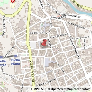 Mappa Via San Filippo, 10, 13900 Biella, Biella (Piemonte)