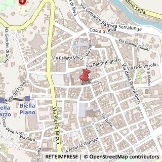 Mappa Via San Filippo, 1, 13900 Biella, Biella (Piemonte)