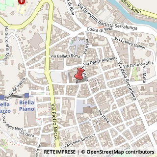 Mappa Via s. filippo 13, 13900 Biella, Biella (Piemonte)