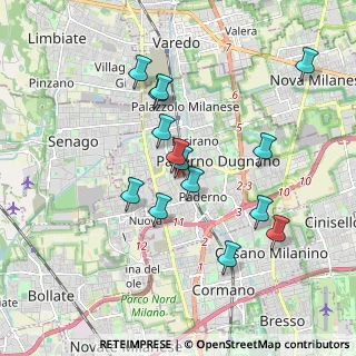 Mappa Via A. La Marmora, 20037 Paderno Dugnano MI, Italia (1.695)