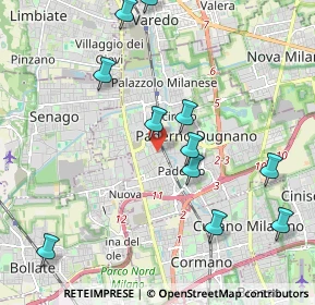 Mappa Via A. La Marmora, 20037 Paderno Dugnano MI, Italia (2.23364)