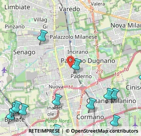 Mappa Via A. La Marmora, 20037 Paderno Dugnano MI, Italia (3.26)