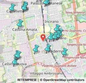 Mappa Via A. La Marmora, 20037 Paderno Dugnano MI, Italia (1.2285)